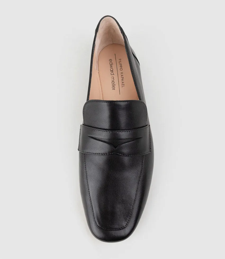 FAXON Loafer in Black Calf sold by Edward Meller product image thumbnail 4