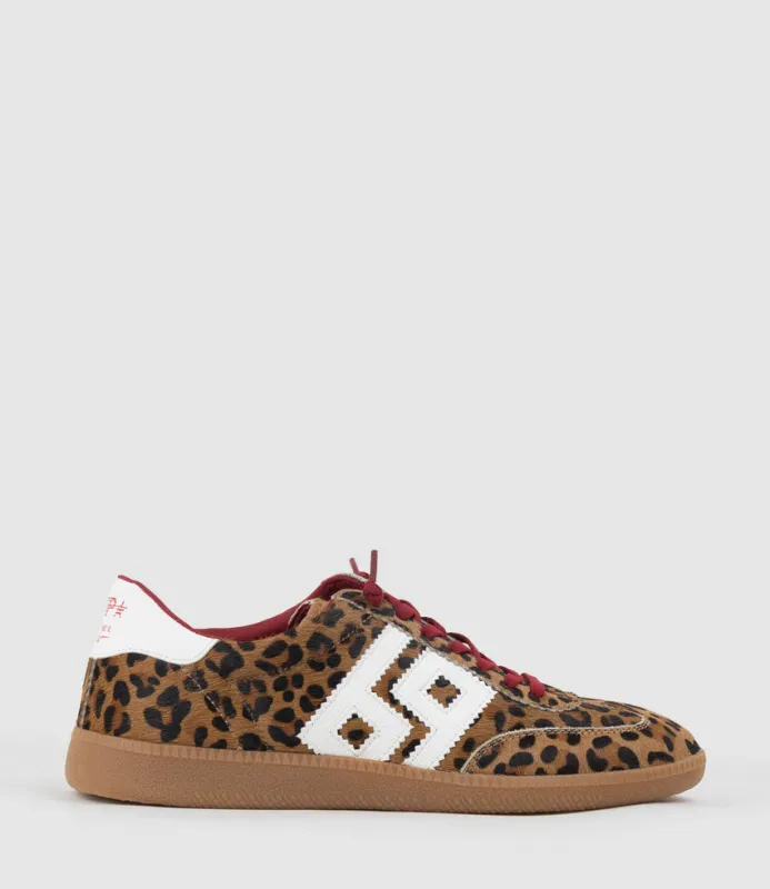 JESTER Sneaker in Full Animal Print Combo made by Edward Meller