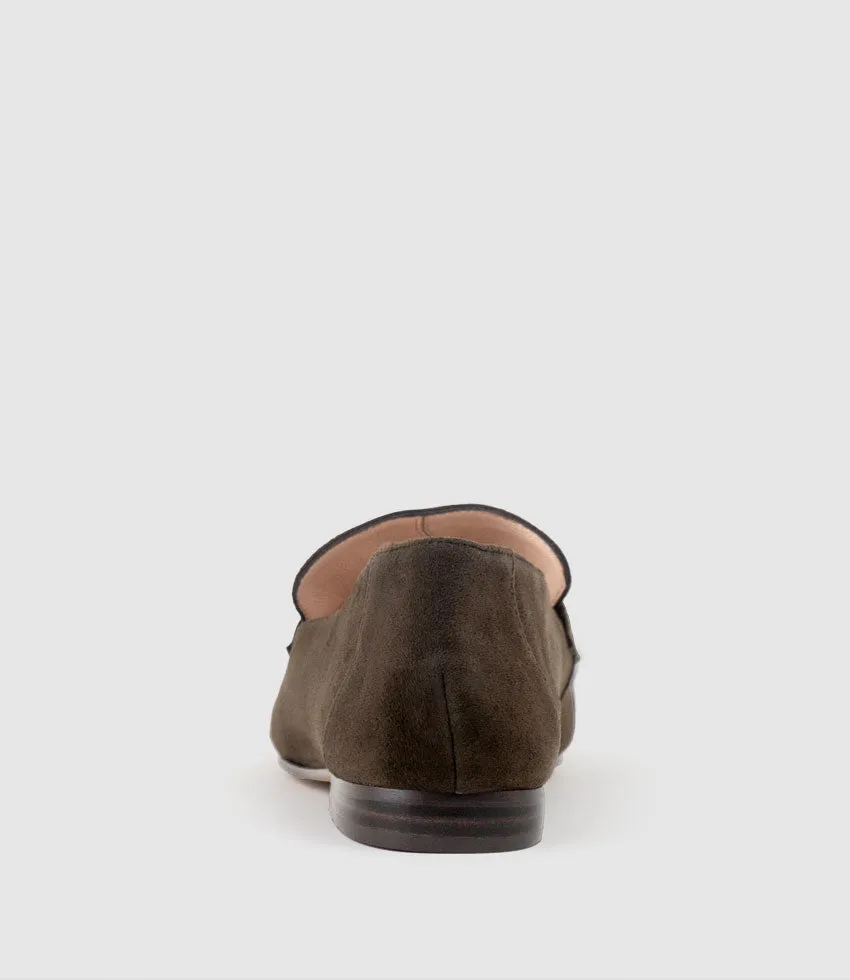 FAXON Loafer in Chocolate Suede sold by Edward Meller product image thumbnail 3