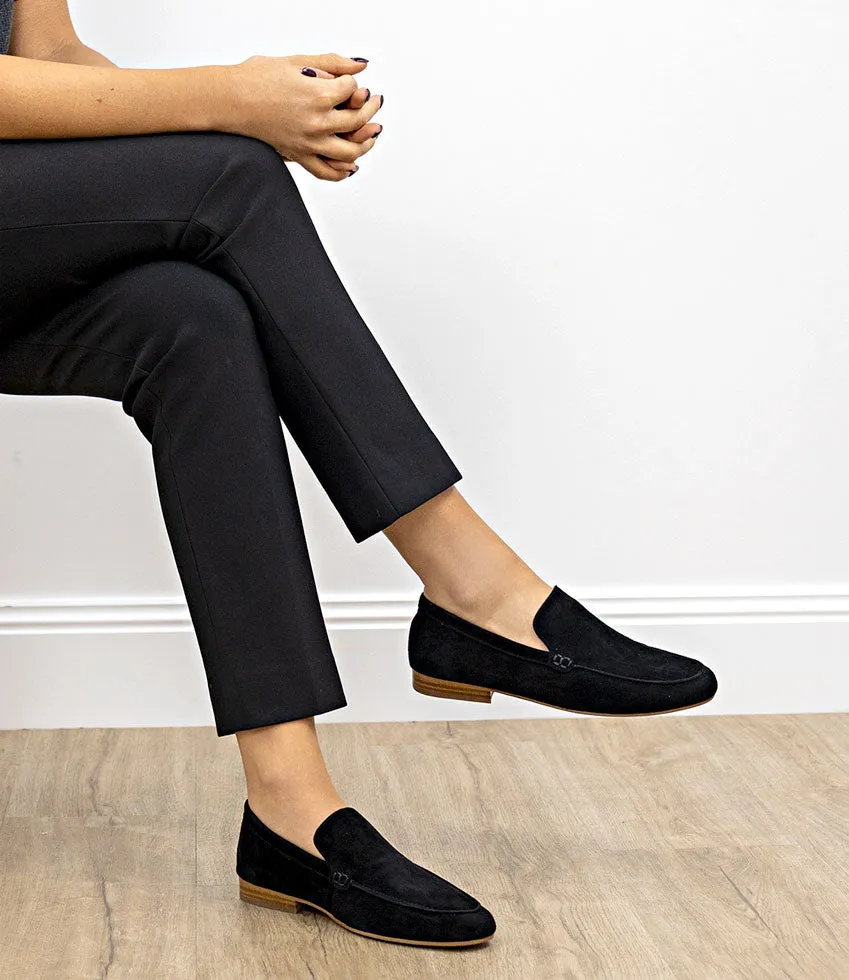 HALT Stitched Loafer in Black Suede sold by Edward Meller product image thumbnail 2