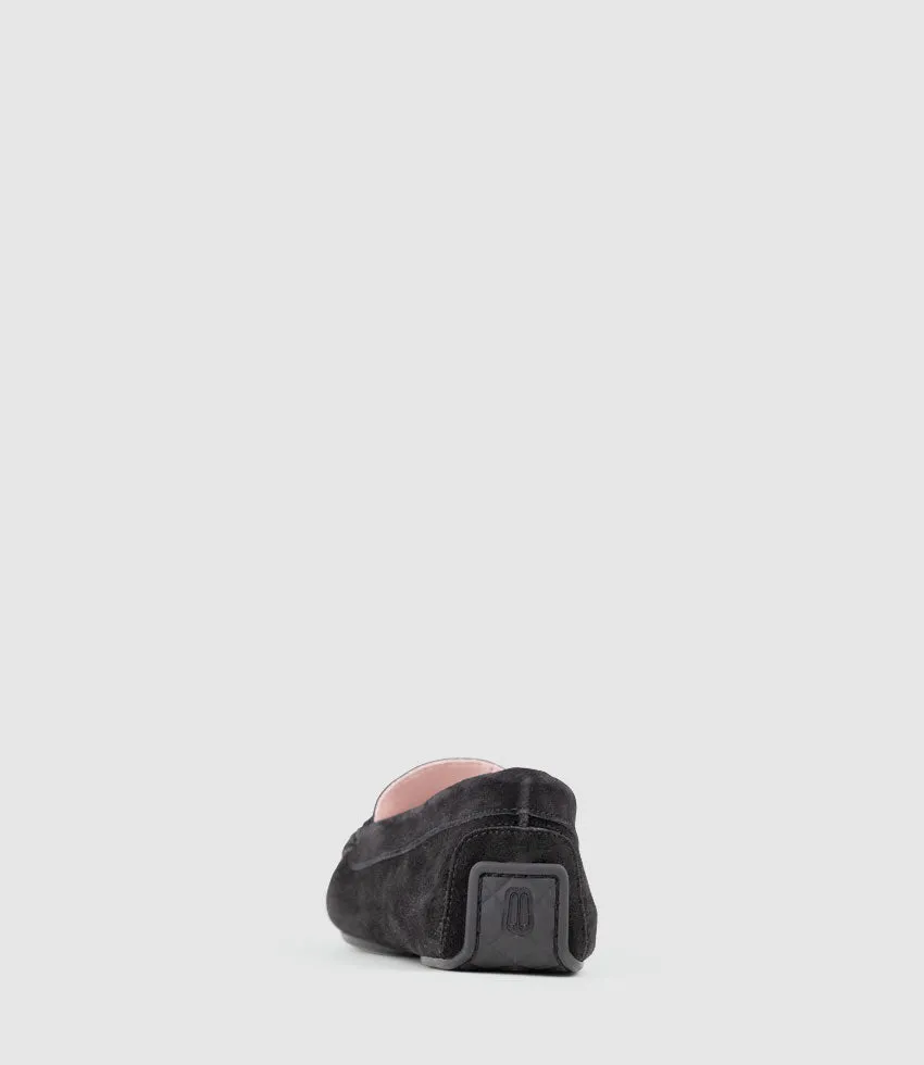 GAMET Loafer with Stitching in Black Suede sold by Edward Meller product image thumbnail 3