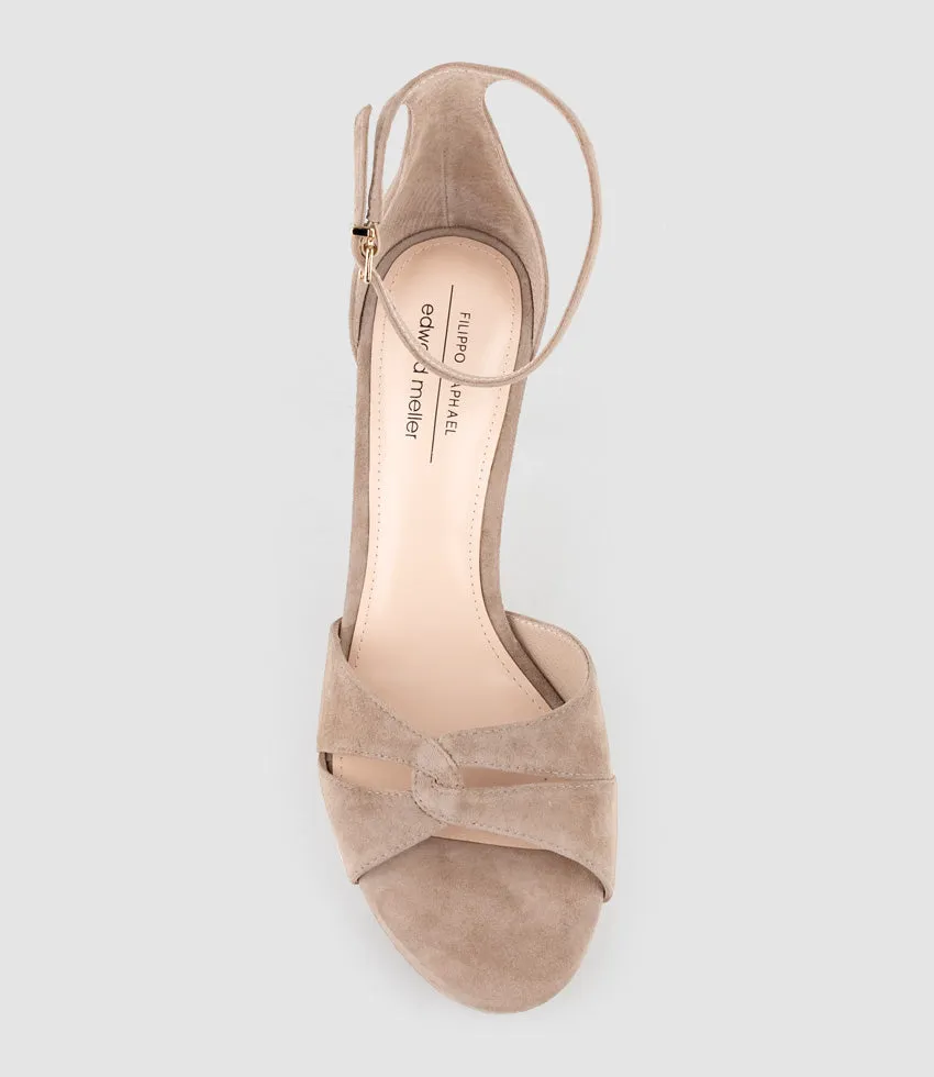 Edward Meller Suede Platform Sandals Edward Meller Wrap Platform