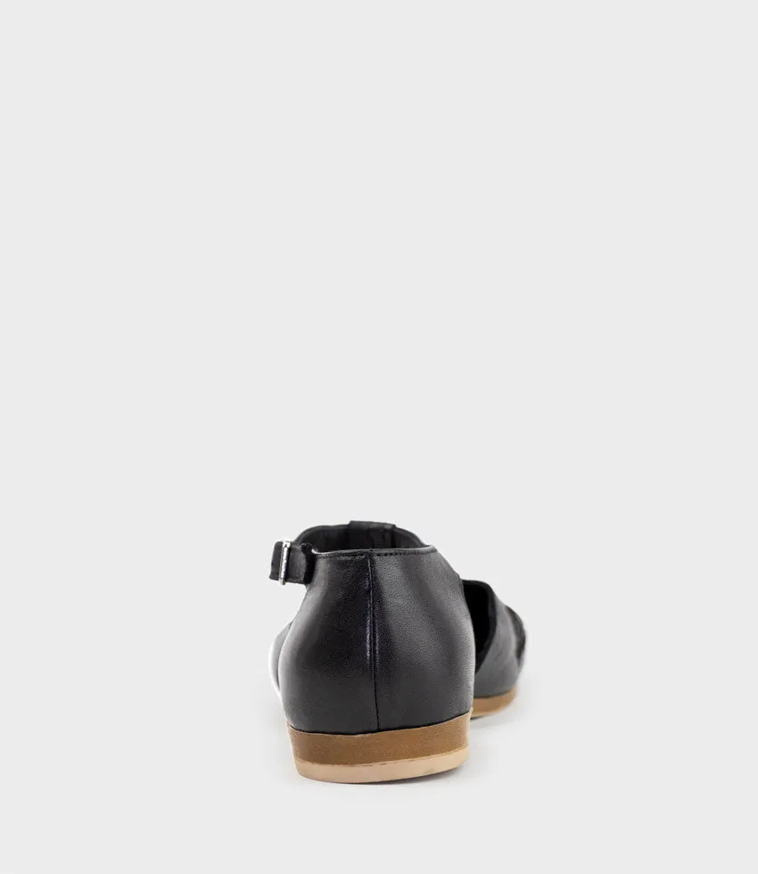 SWAIN Closed Toe Sandal in Black sold by Edward Meller product image thumbnail 3