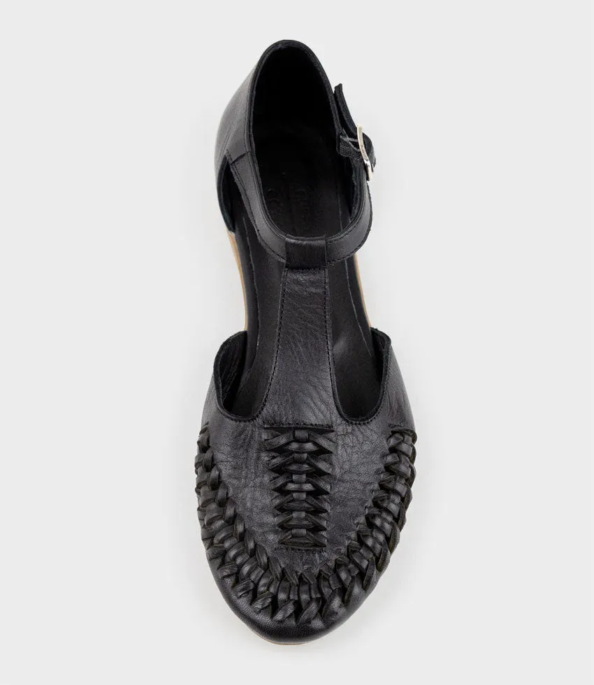 SWAIN Closed Toe Sandal in Black sold by Edward Meller product image thumbnail 4