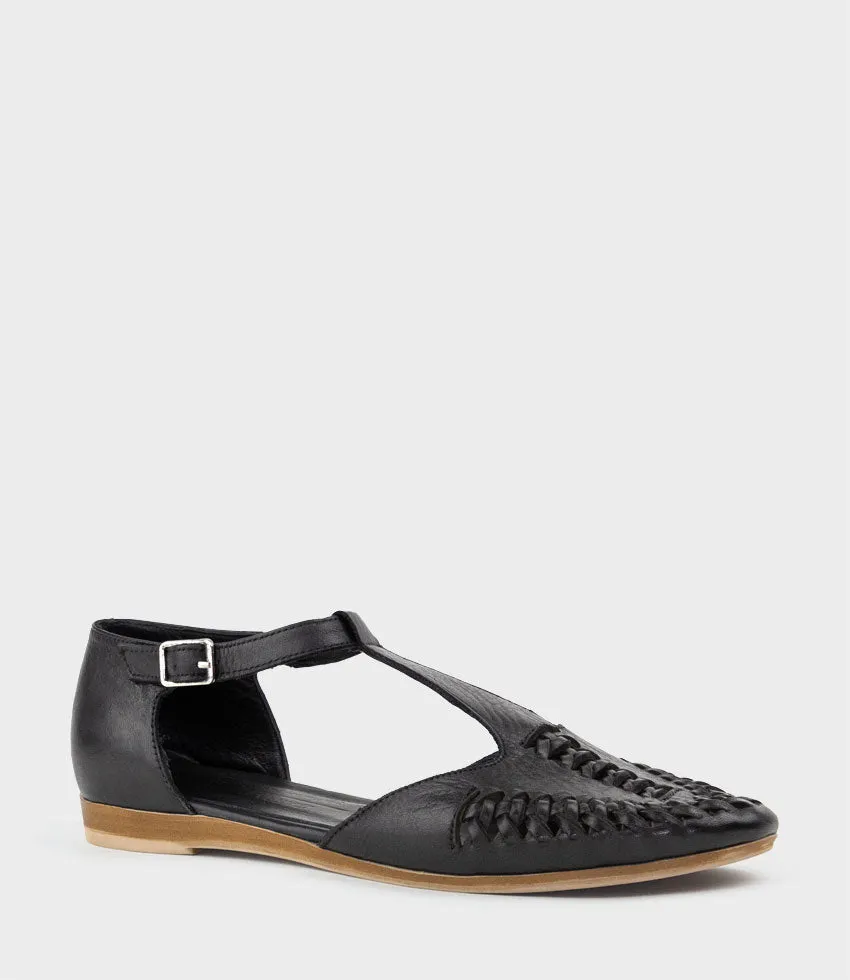 SWAIN Closed Toe Sandal in Black sold by Edward Meller product image thumbnail 2