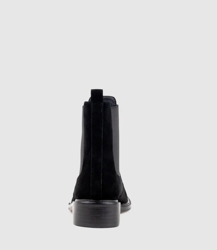 WALKER30 Chukka Boot in Black Suede sold by Edward Meller product image thumbnail 3