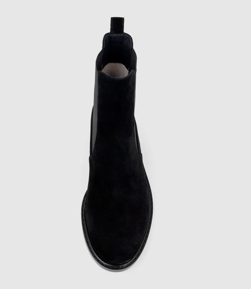 WALKER30 Chukka Boot in Black Suede sold by Edward Meller product image thumbnail 4