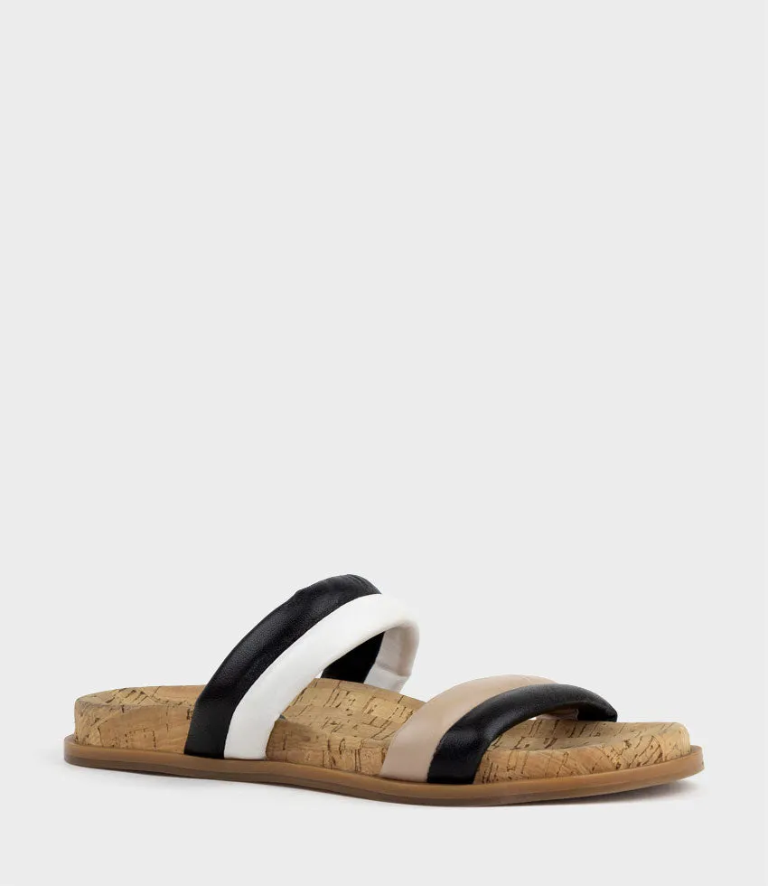 KINALA Two Strap Slide on Unit in Neutral Multi sold by Edward Meller product image thumbnail 2