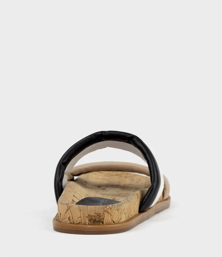 KINALA Two Strap Slide on Unit in Neutral Multi sold by Edward Meller product image thumbnail 3