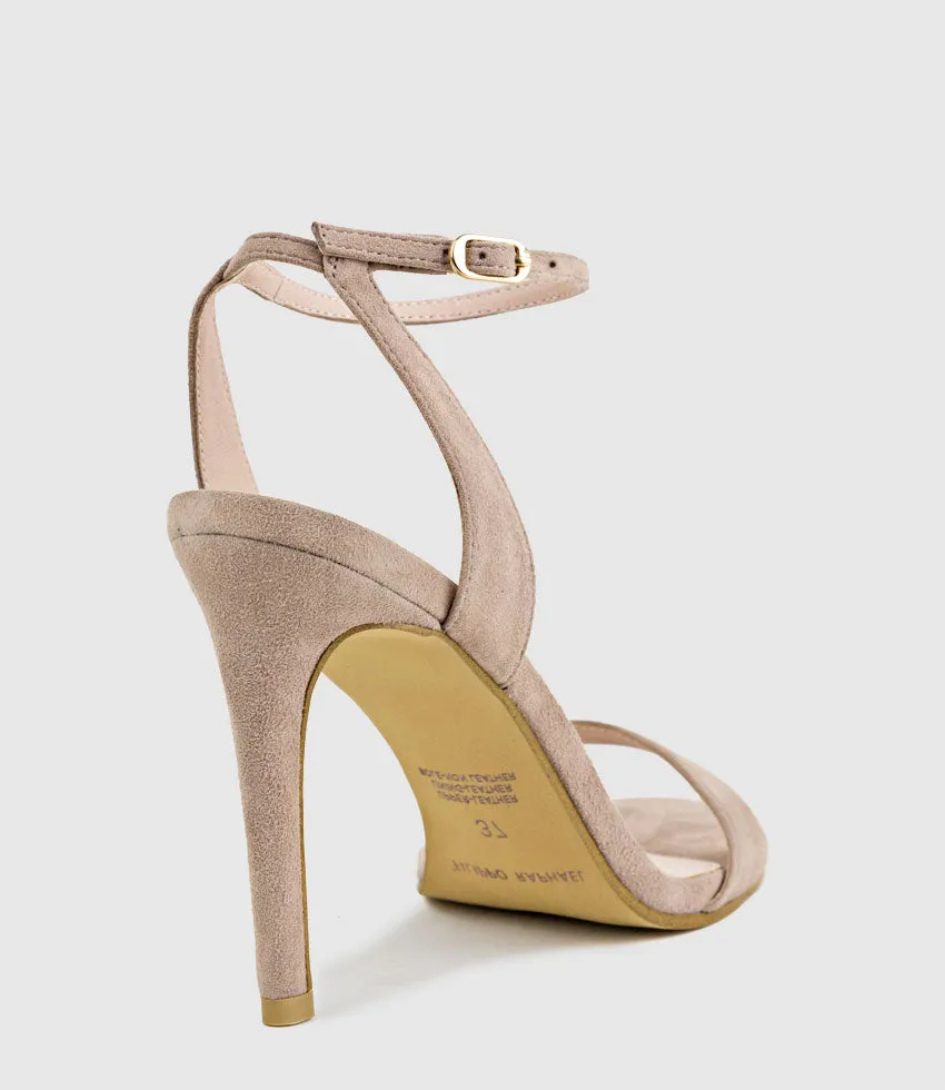 WISP100 Single Strap Sandal in Nude Suede sold by Edward Meller product image thumbnail 4
