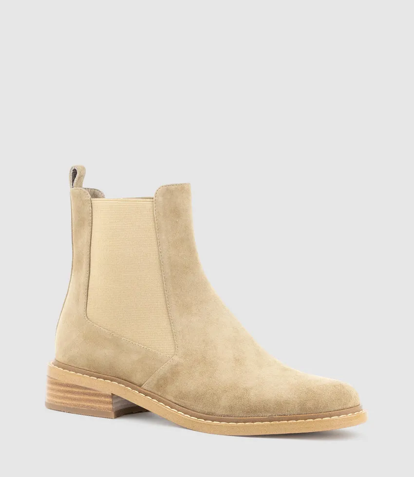 WALKER30 Chukka Boot in Camel Suede sold by Edward Meller product image thumbnail 2