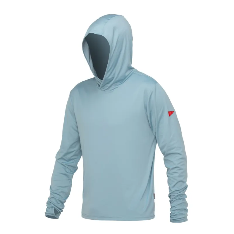 Sun Pro Long Sleeve Crossover Hooded UPF Shirt sold by Florence Marine