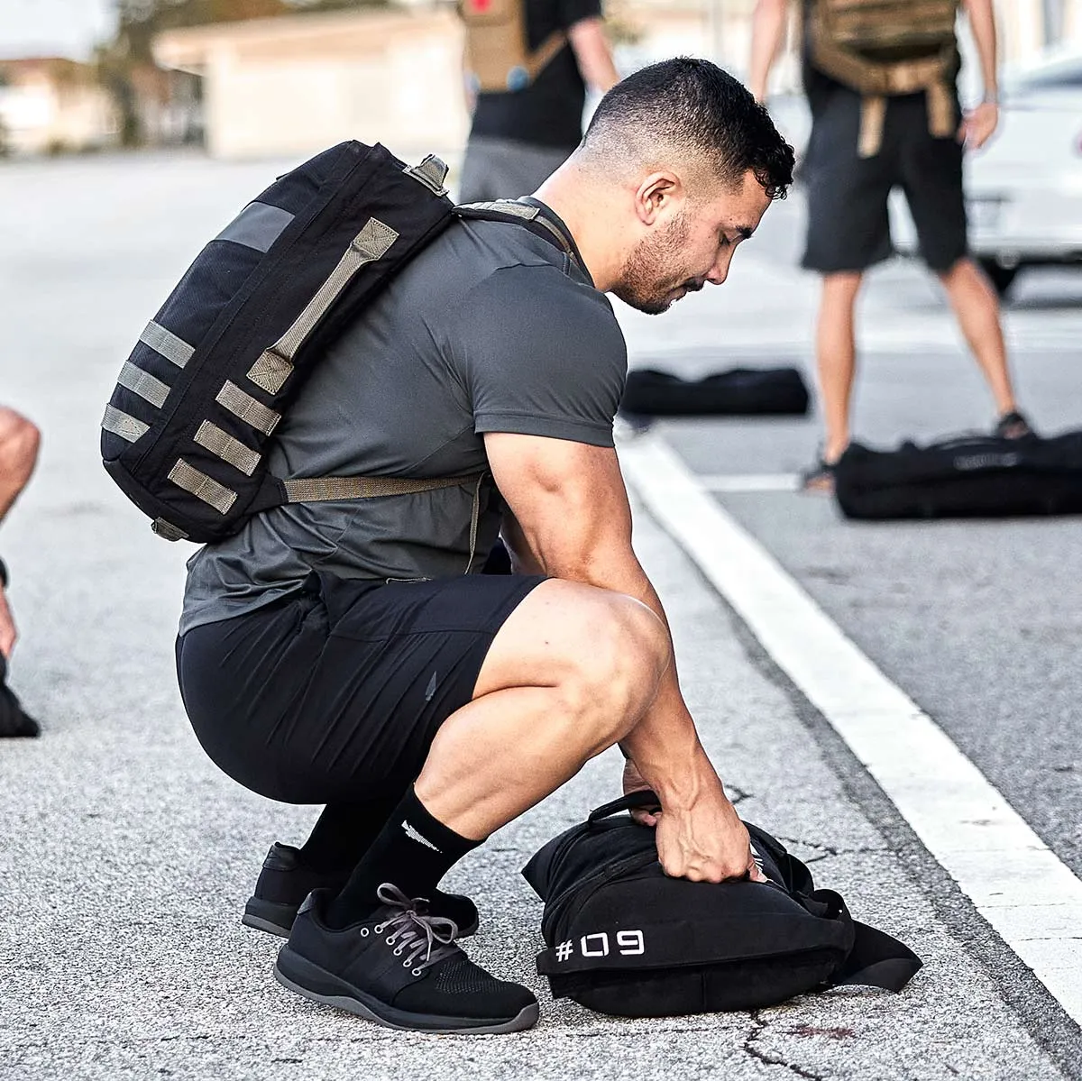 Men's Ballistic Trainers - Black + Black + Charcoal sold by GORUCK product image thumbnail 3