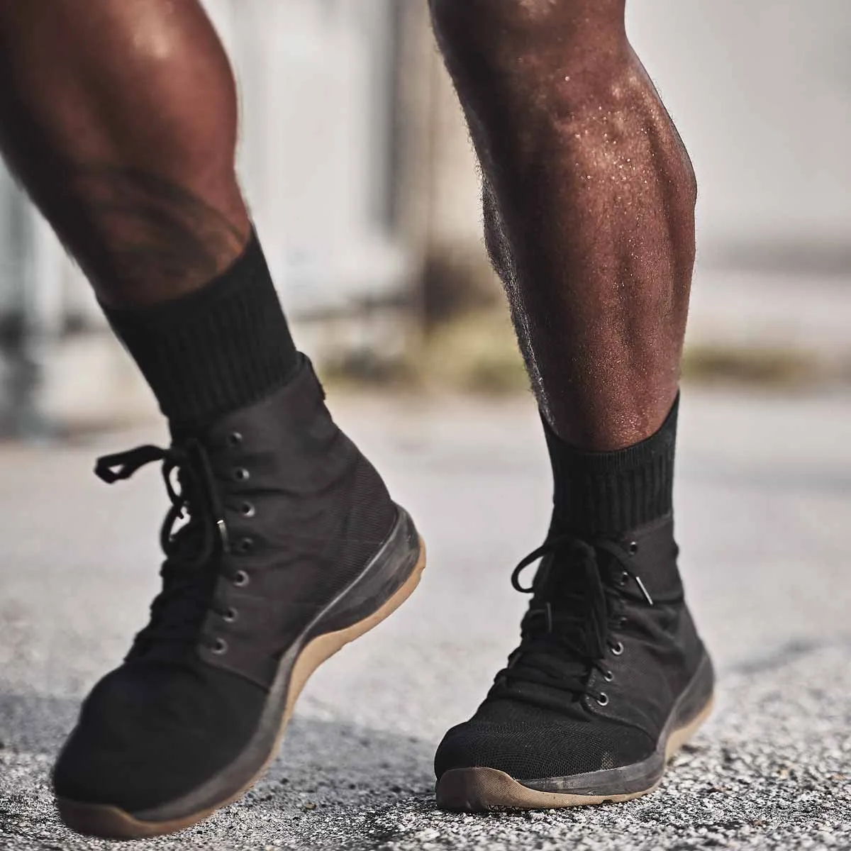 Men's Ballistic Trainers - Mid Top - Black + Gum sold by GORUCK product image thumbnail 5
