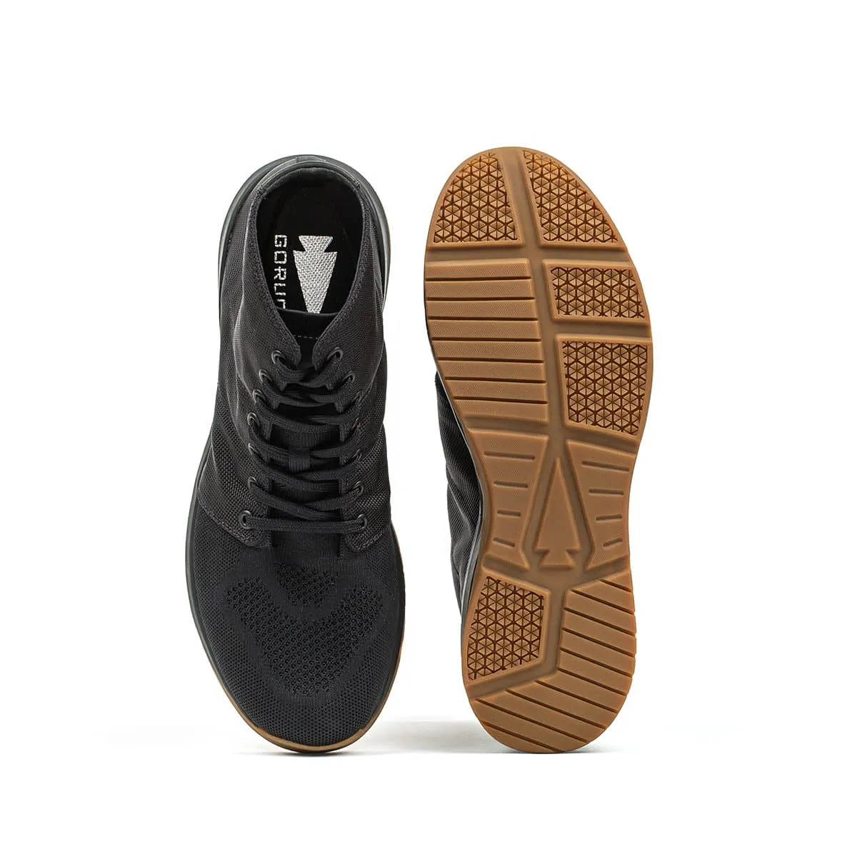 Men's Ballistic Trainers - Mid Top - Black + Gum sold by GORUCK product image thumbnail 3