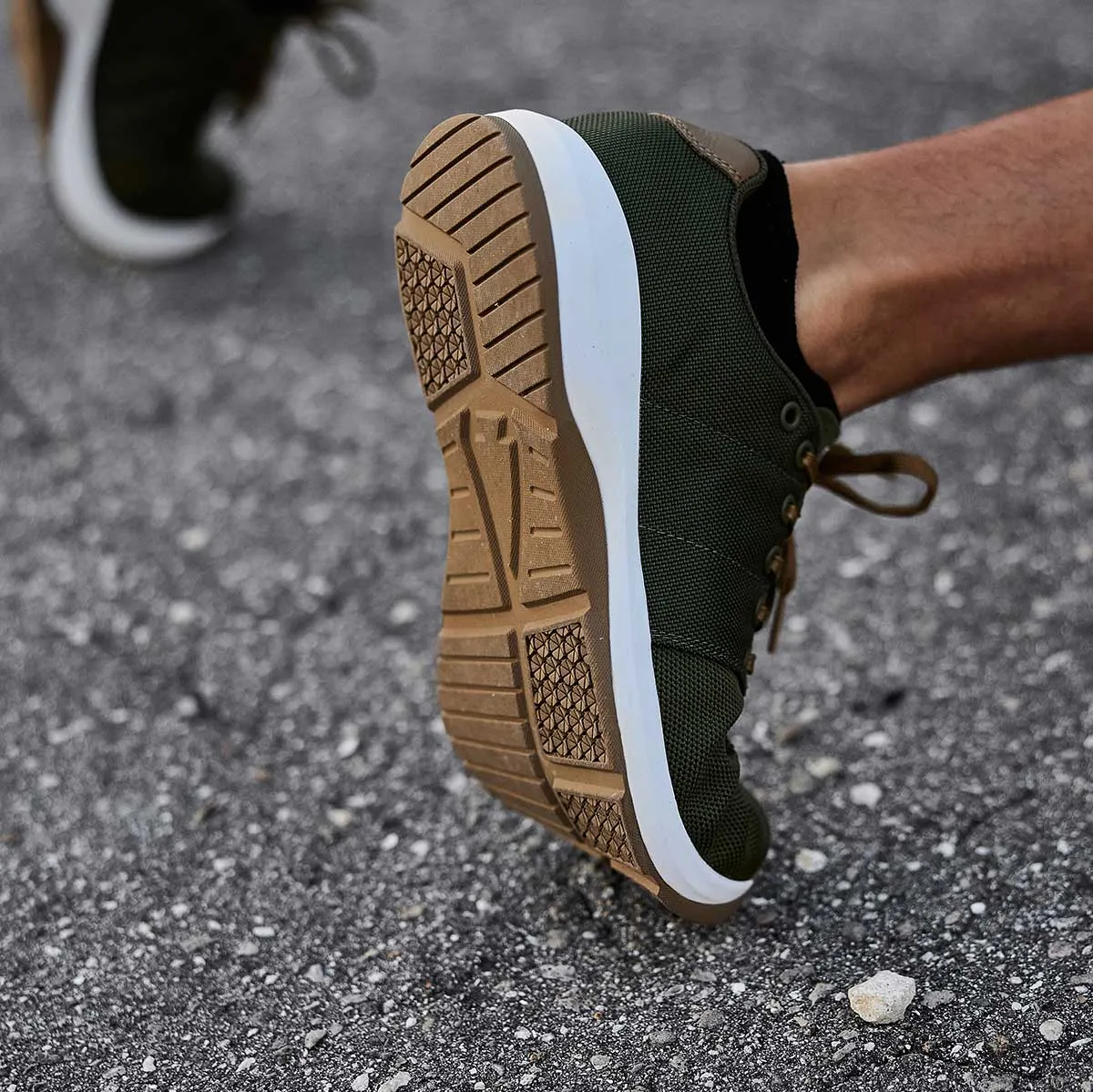 Men's Ballistic Trainers - Green + White + Gum sold by GORUCK product image thumbnail 4