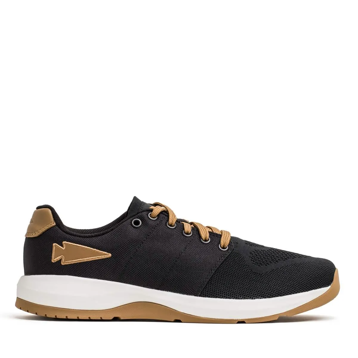 Women's Ballistic Trainers - Black + White W / Coyote Reflective Spearhead sold by GORUCK