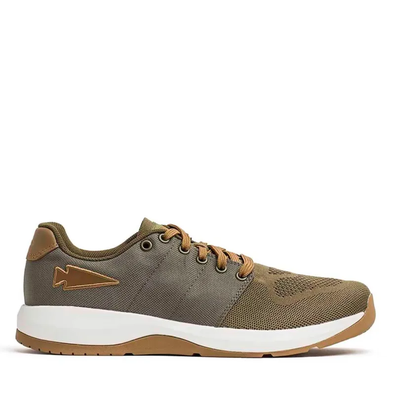 Women's Ballistic Trainers - Ranger Green + White W / Coyote Reflective Spearhead sold by GORUCK