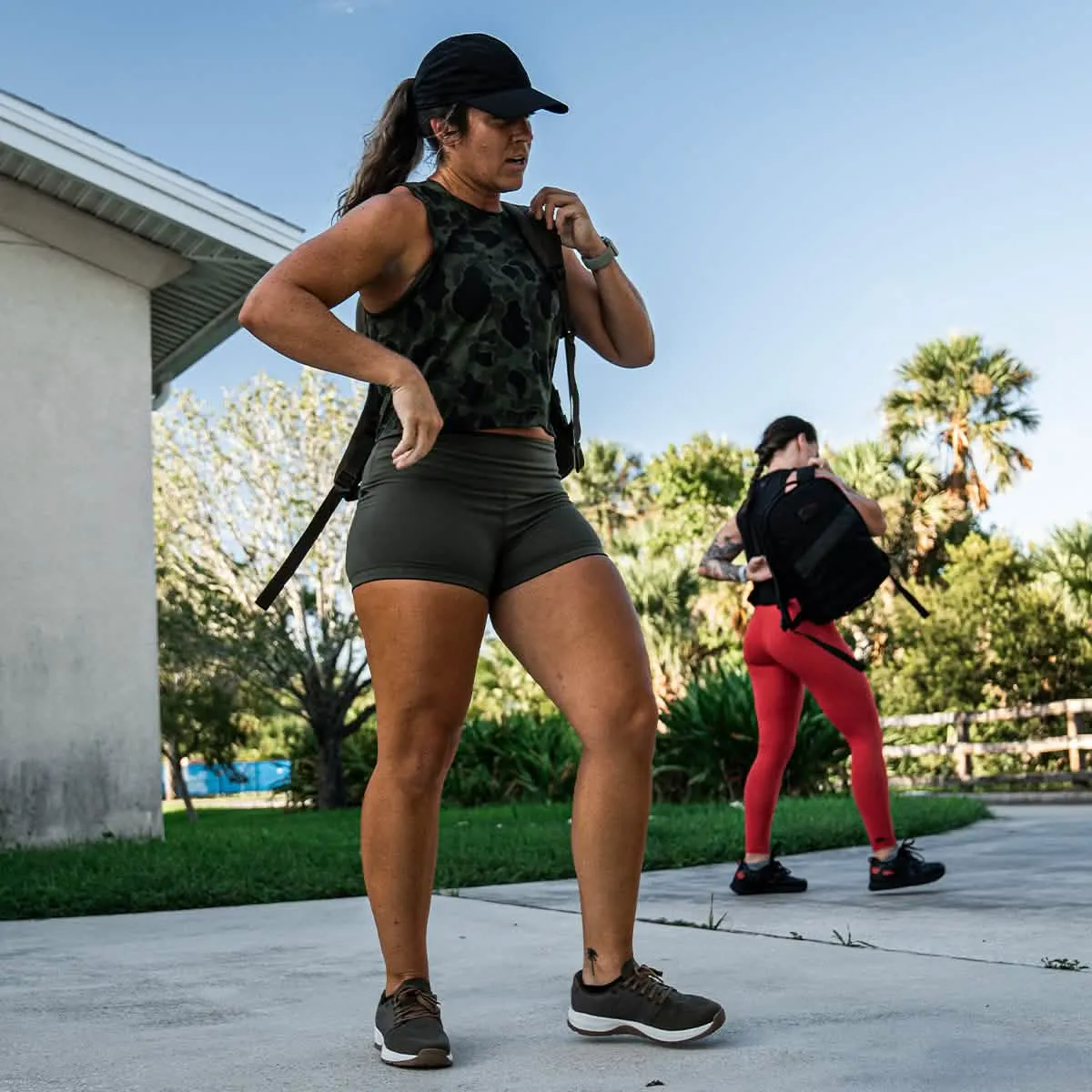 Women's Ballistic Trainers - Ranger Green + White W / Coyote Reflective Spearhead sold by GORUCK product image thumbnail 5