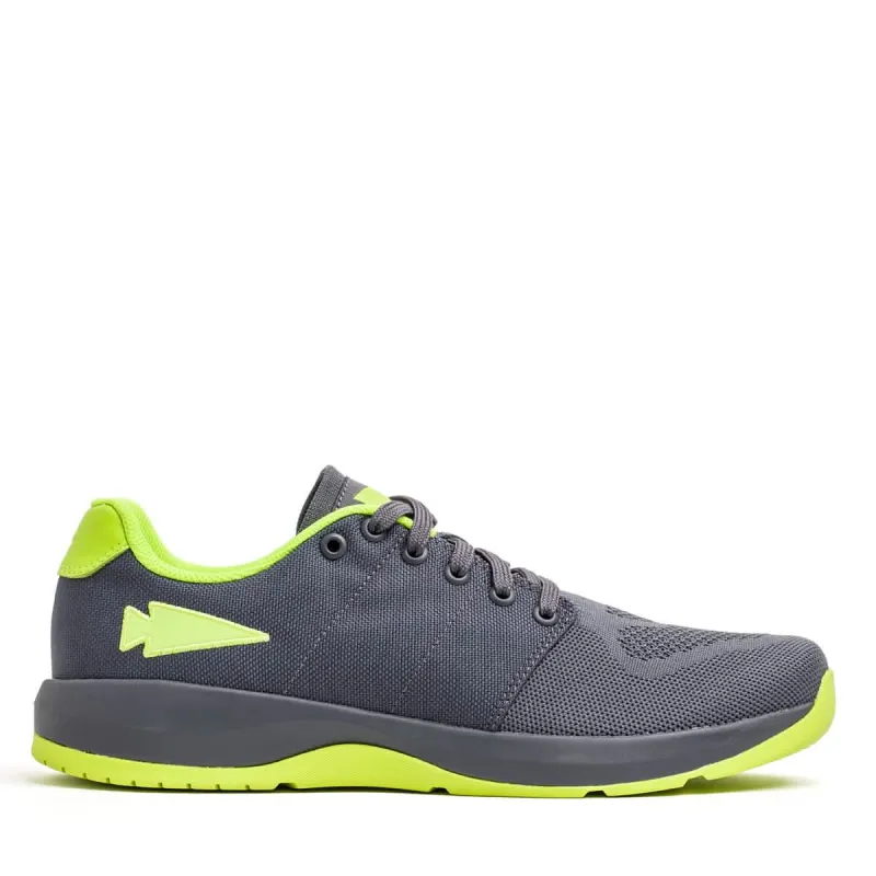 Men's Ballistic Trainers - Wolf Grey + Acid Lime W / Acid Lime Reflective Spearhead sold by GORUCK