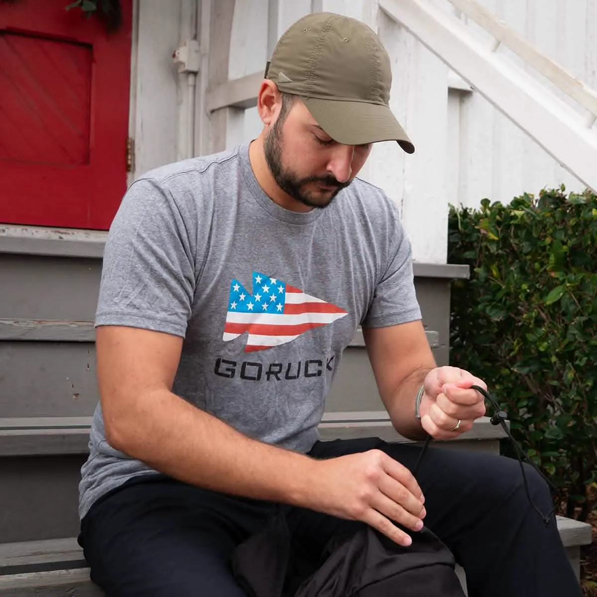 T-shirt - GORUCK USA - Grey sold by GORUCK product image thumbnail 2