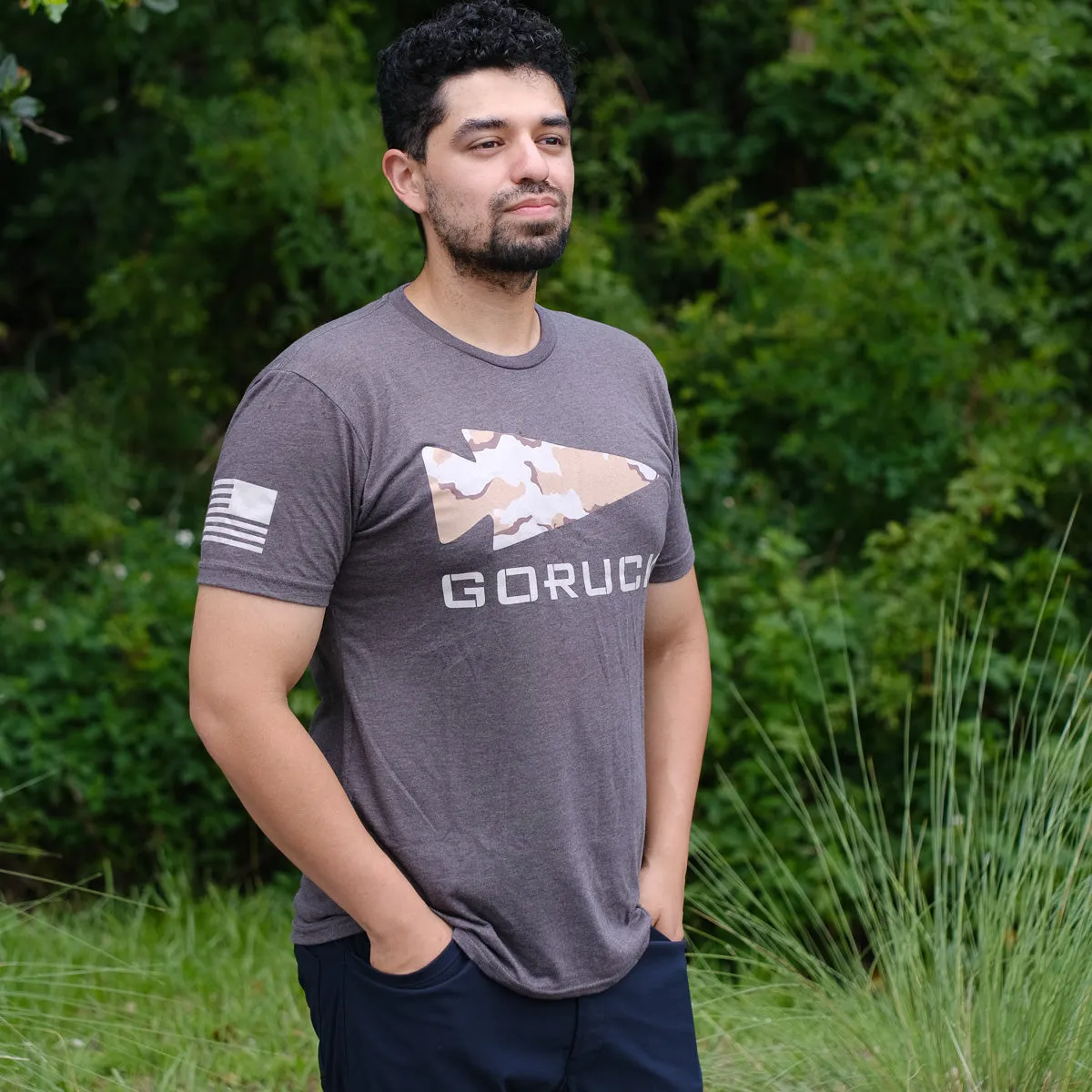 GORUCK Logo DCU Camo Tee - Tri-Blend sold by GORUCK product image thumbnail 2