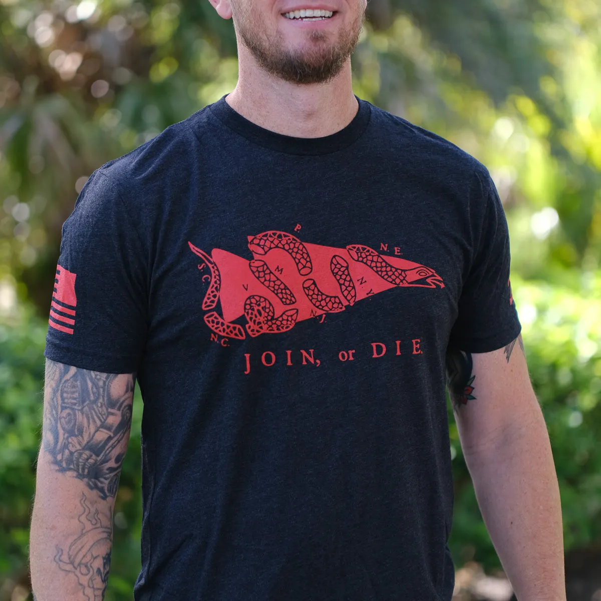 Join or Die Tee - Tri-Blend sold by GORUCK