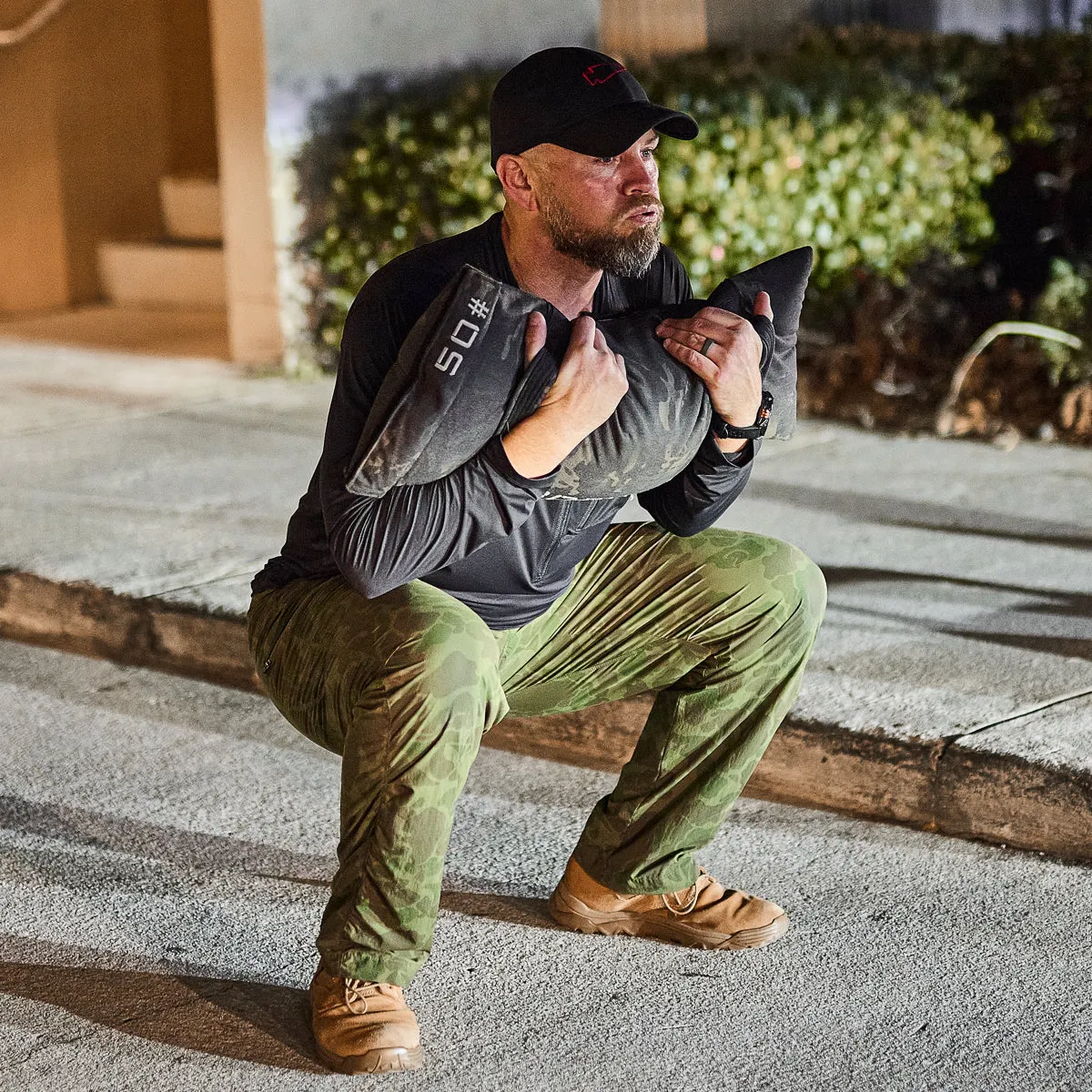 Men's USA Long Sleeve Performance Half Zip - ToughMesh sold by GORUCK product image thumbnail 2