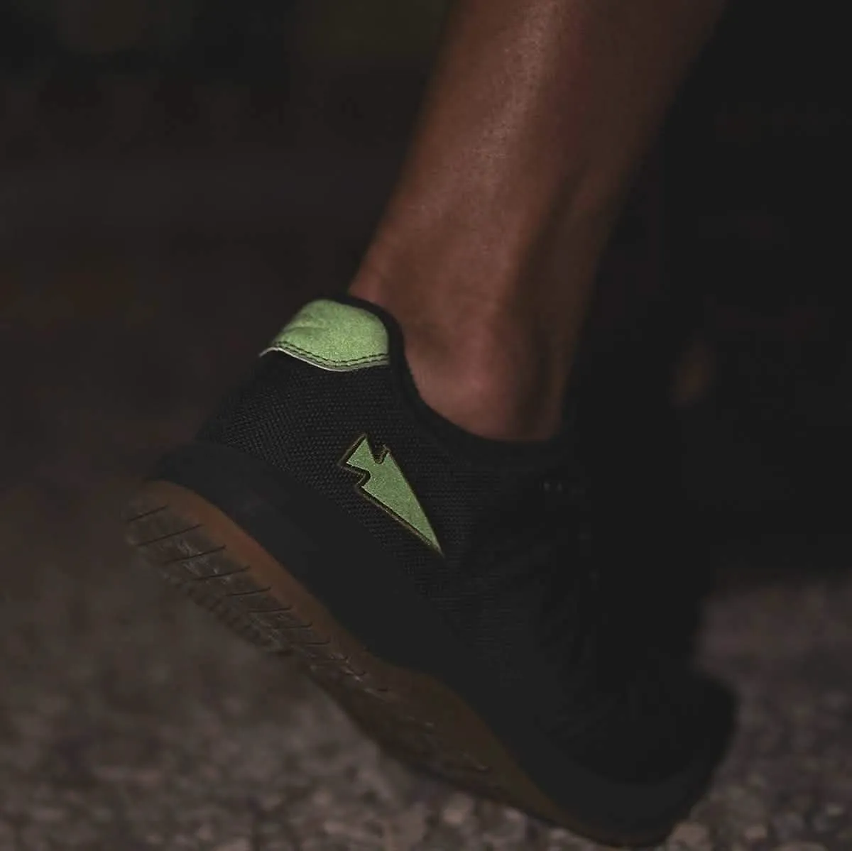 Ballistic Trainers - Black + Gum w/ Green Reflective Spearhead sold by GORUCK product image thumbnail 4