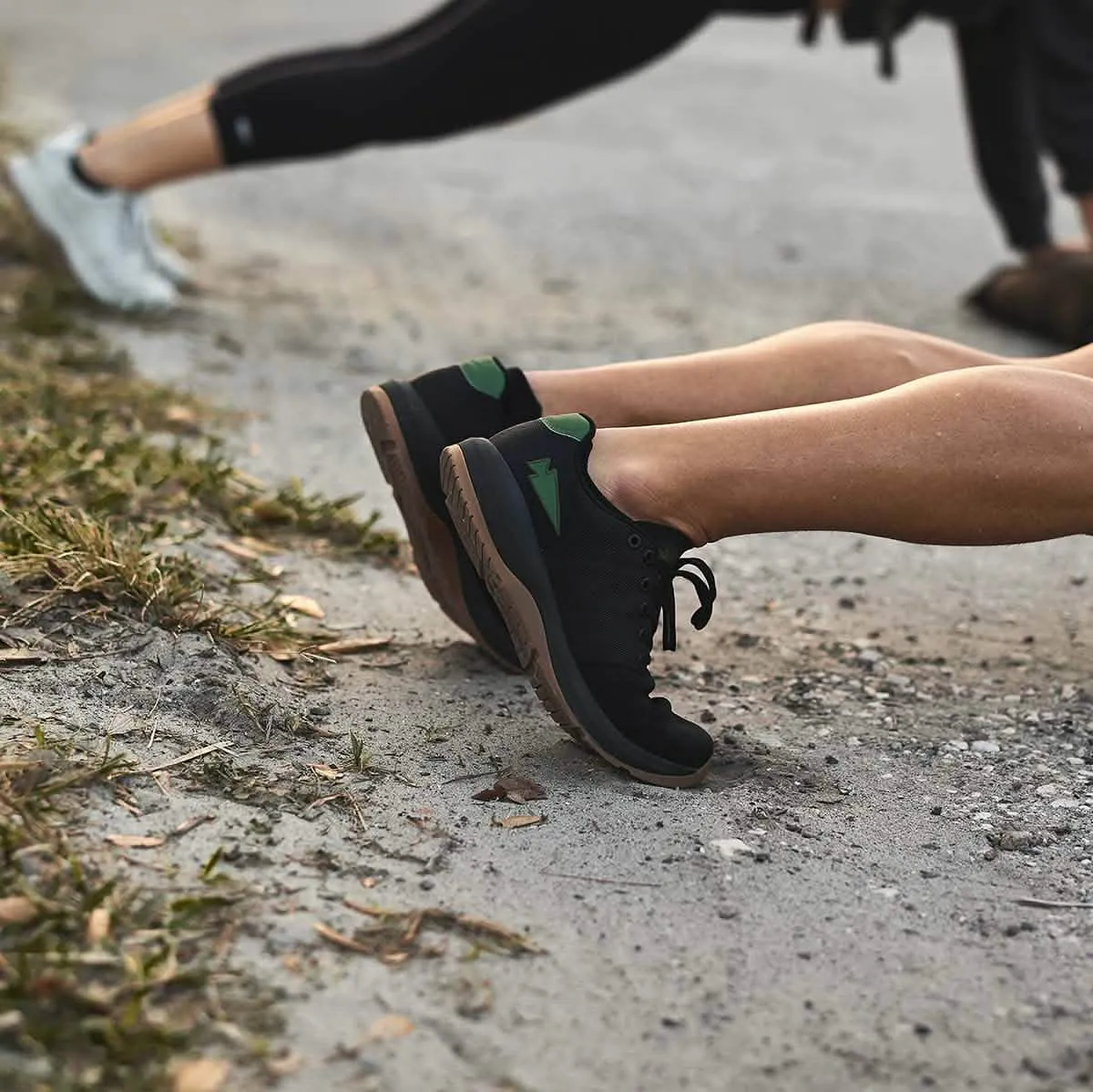 Ballistic Trainers - Black + Gum w/ Green Reflective Spearhead sold by GORUCK product image thumbnail 5