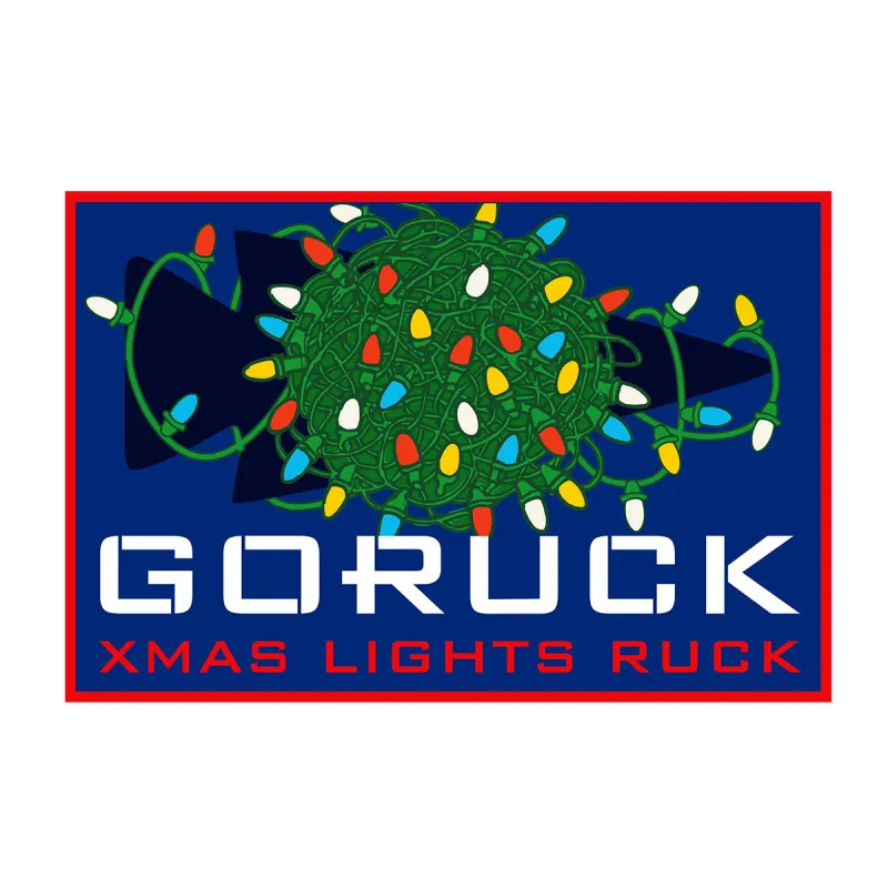 Patch - XMAS Lights Ruck sold by GORUCK