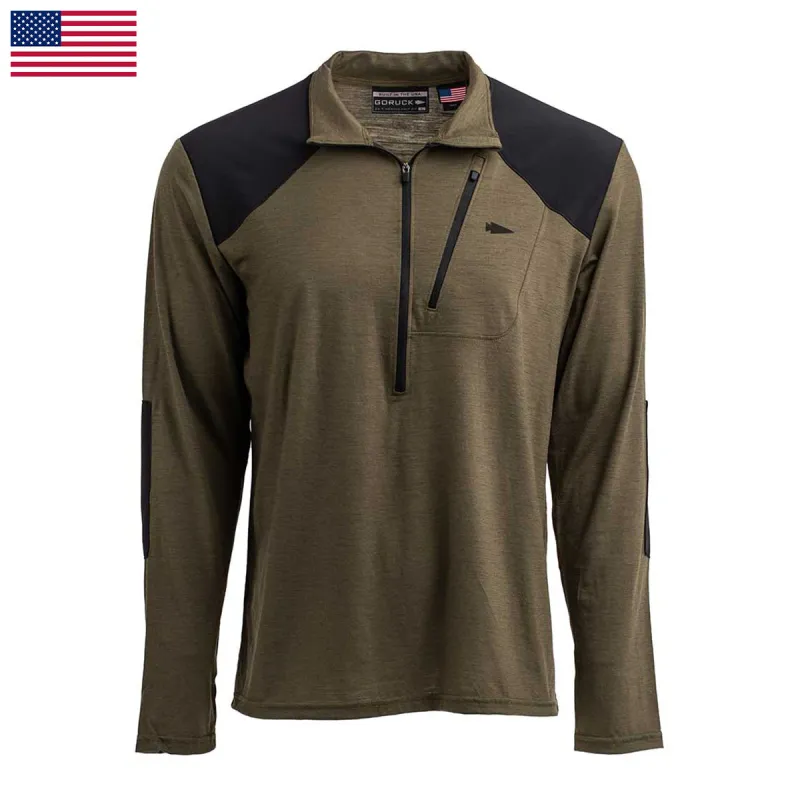 Men’s Commando Half Zip - Merino Wool sold by GORUCK