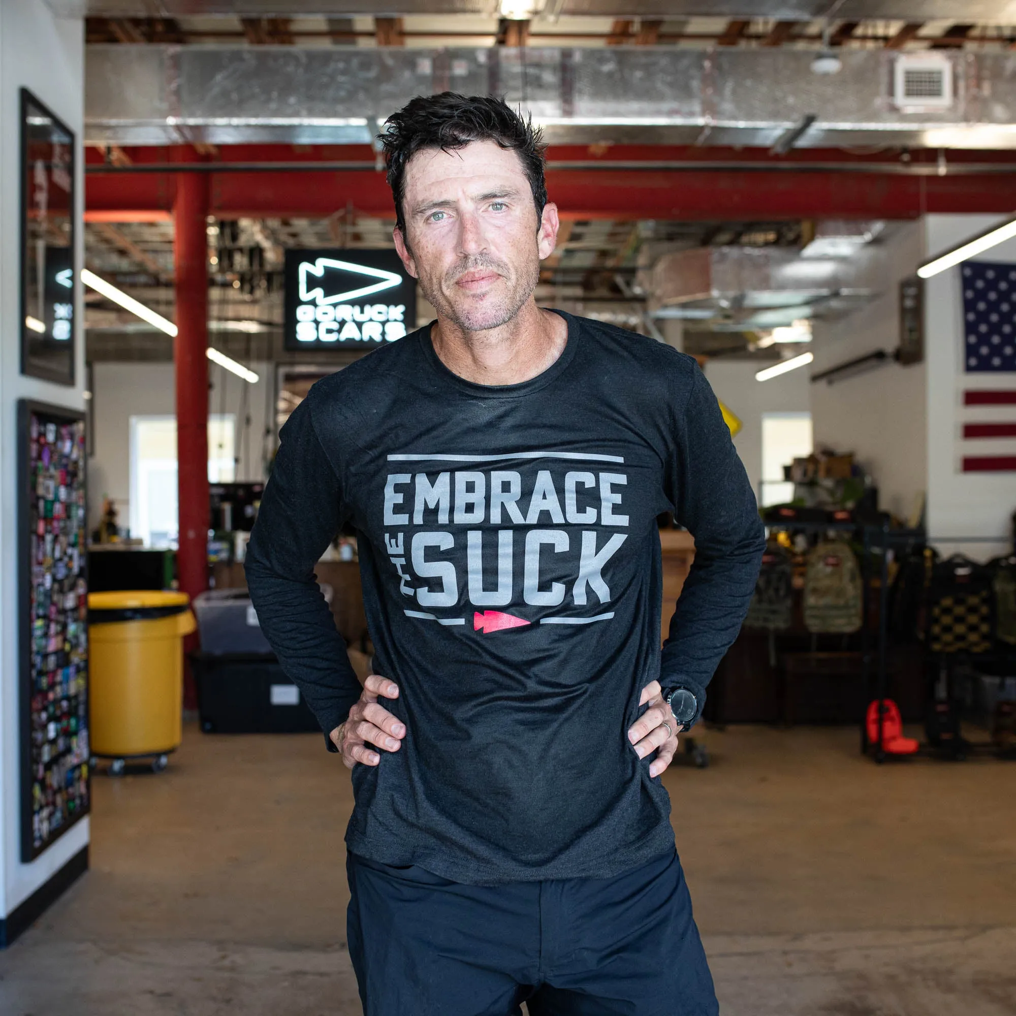 Men's Embrace the Suck Long Sleeve - Tri-BlendX sold by GORUCK product image thumbnail 2