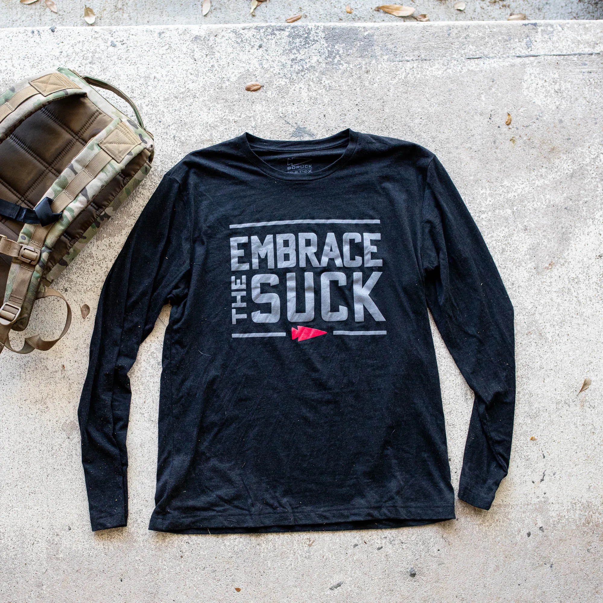 Men's Embrace the Suck Long Sleeve - Tri-BlendX sold by GORUCK