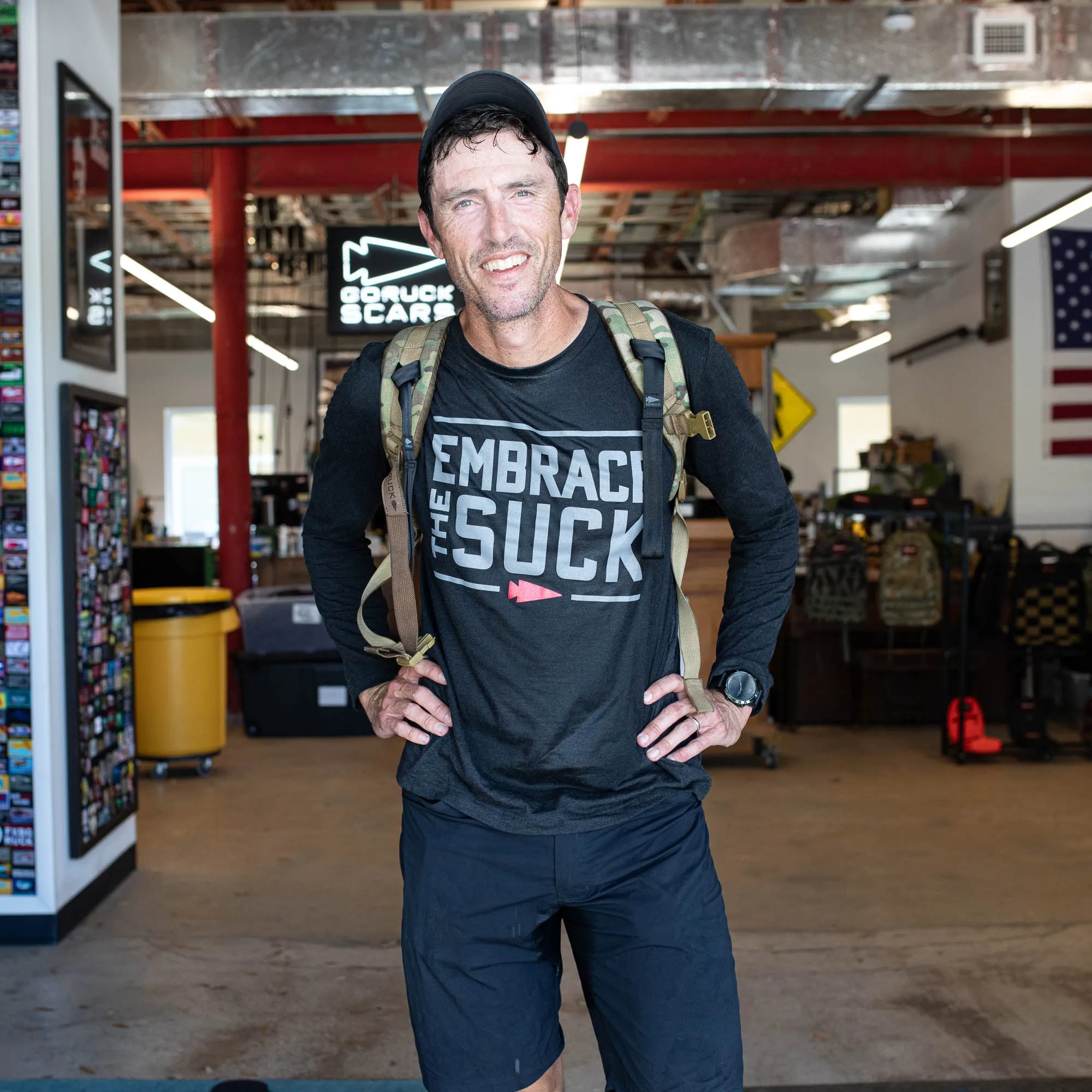 Men's Embrace the Suck Long Sleeve - Tri-BlendX sold by GORUCK product image thumbnail 4