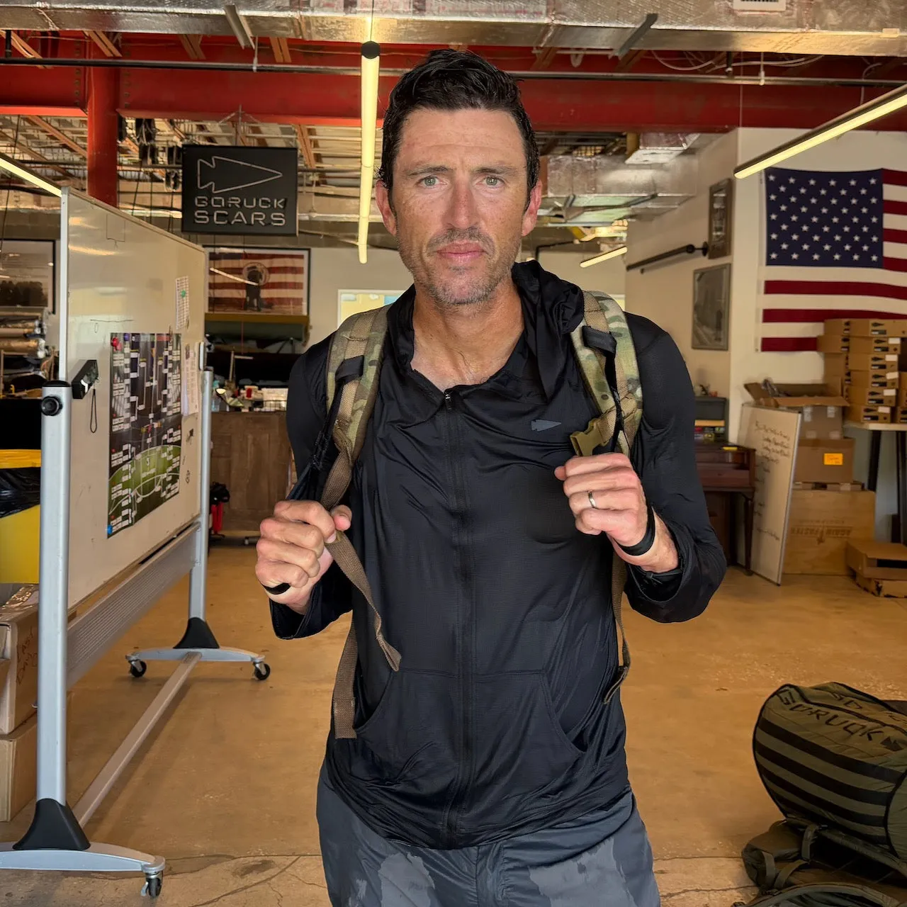 XL / XXL ONLY - Men's USA Sun Hoodie - Full-Zip - ToughMesh sold by GORUCK product image thumbnail 5