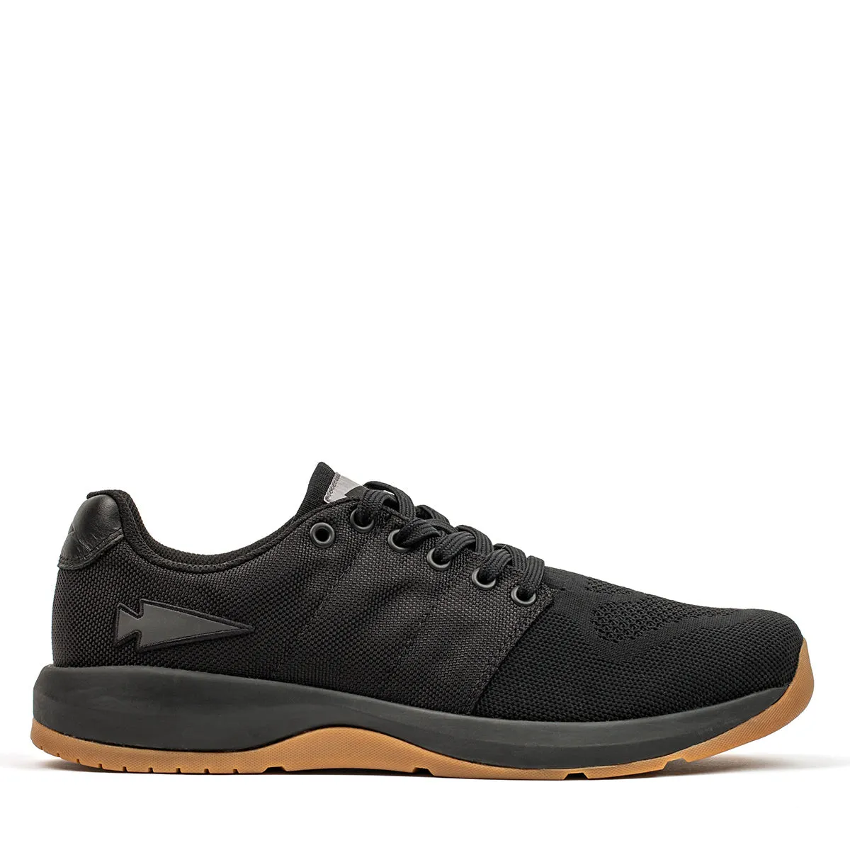 Women's Ballistic Trainers - Black + Gum w/ Black Reflective Spearhead sold by GORUCK