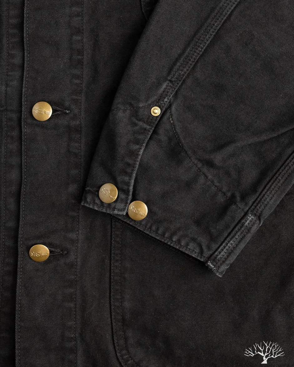 Relaxed Fit Oxford Coverall - Black sold by Withered Fig product image thumbnail 4
