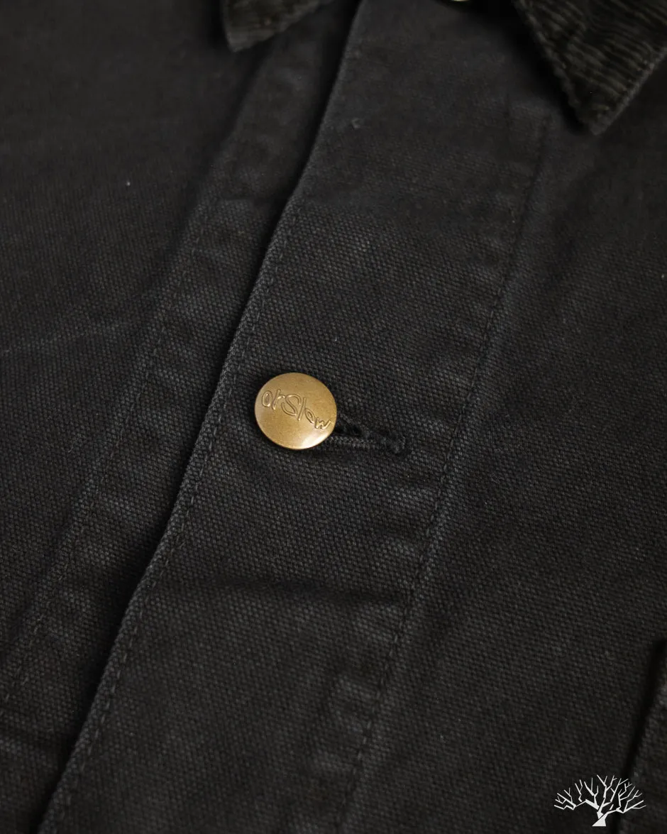 Relaxed Fit Oxford Coverall - Black sold by Withered Fig product image thumbnail 5