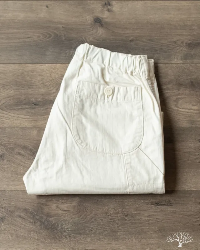 French Work Pants - Ecru sold by Withered Fig