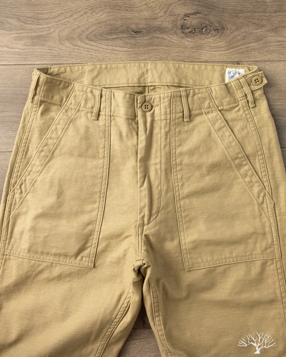 Slim Fit Fatigue Pants - Sand Beige sold by Withered Fig product image thumbnail 4