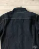 IH-526Lod - 19oz Left Hand Twill Type III Modified Denim Jacket - Indigo Overdyed Black sold by Withered Fig