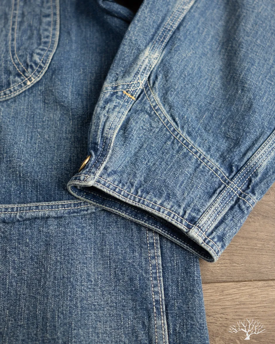 1950's Coverall Used Wash - Denim Used sold by Withered Fig product image thumbnail 5