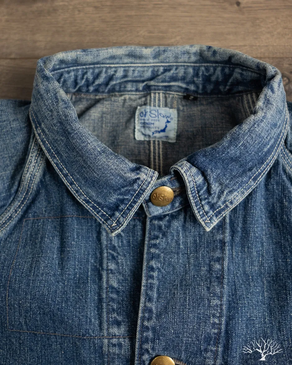 1950's Coverall Used Wash - Denim Used sold by Withered Fig product image thumbnail 2