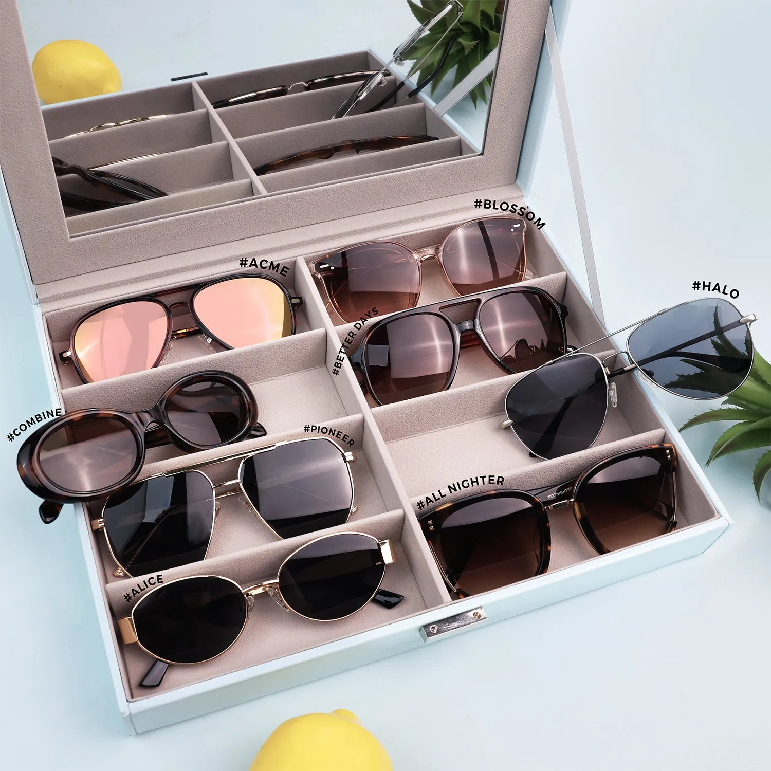 8 Pairs Sunglasses Gift Box sold by Sojos