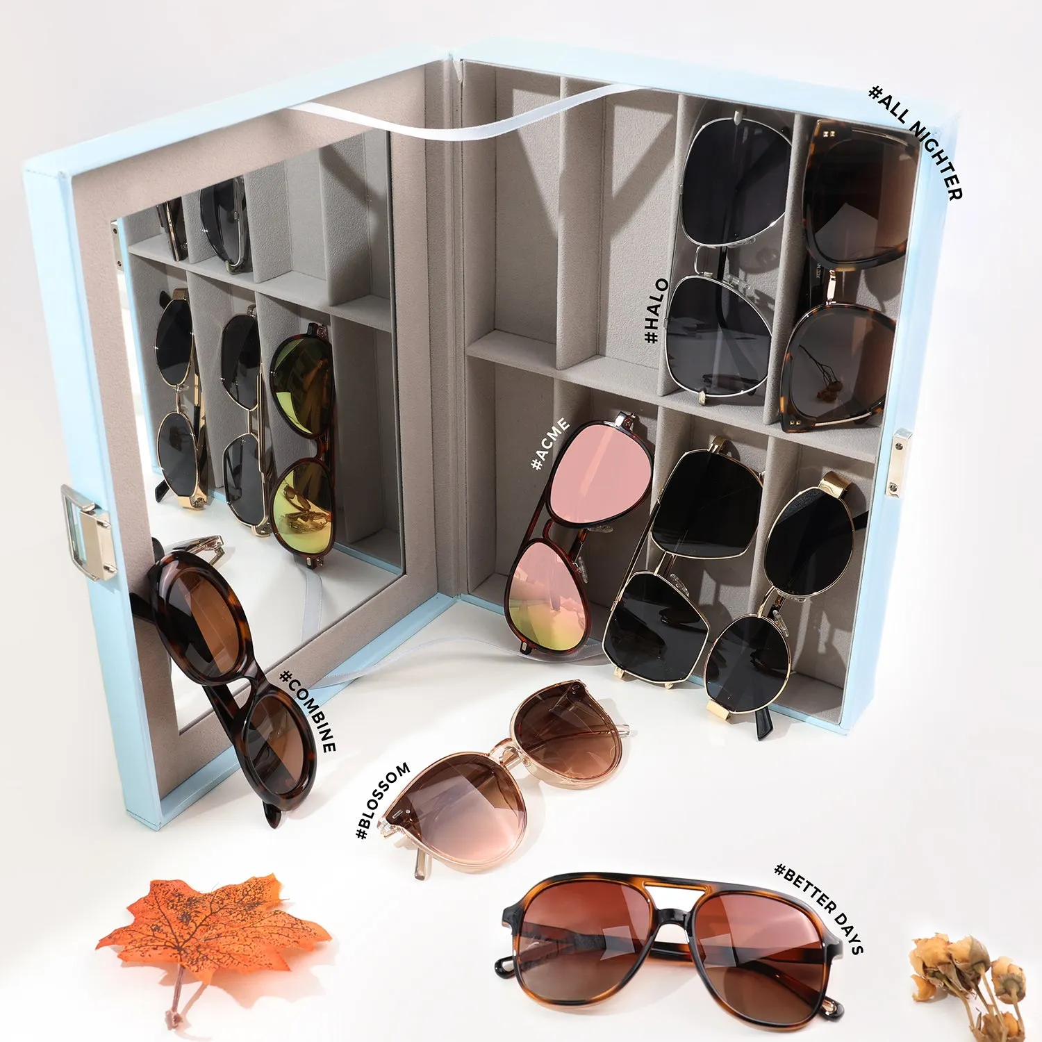 8 Pairs Sunglasses Gift Box sold by Sojos product image thumbnail 3