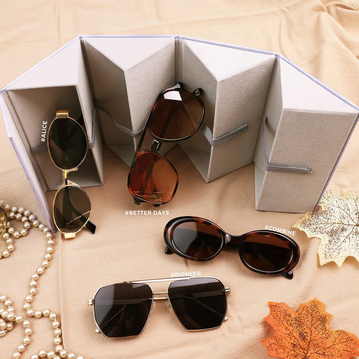 4 Pairs Sunglasses Gift Box sold by Sojos product image thumbnail 3
