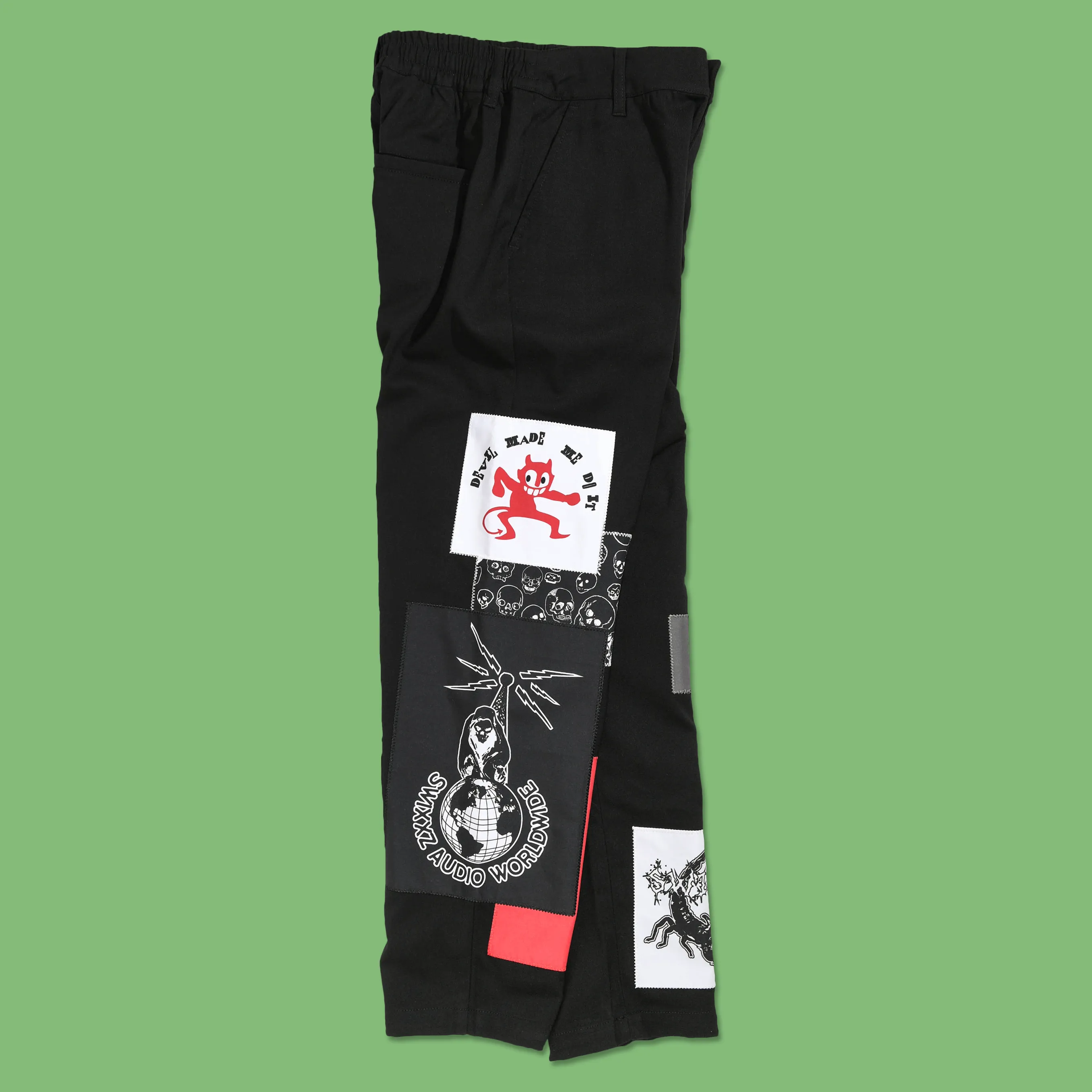 Punk Patched Set Pants sold by SWIXXZ by Maggie Lindemann product image thumbnail 4