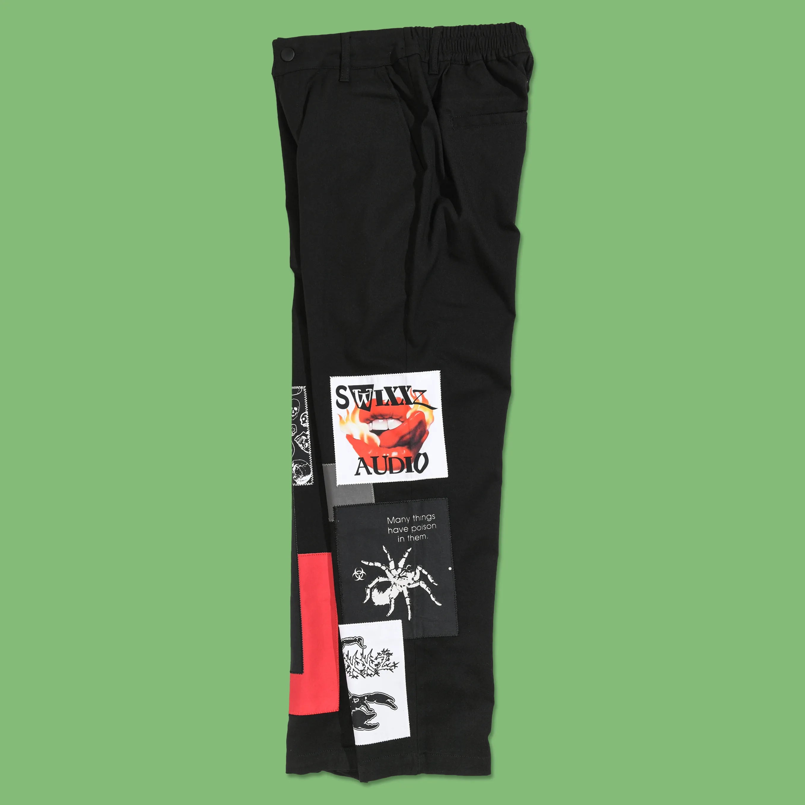 Punk Patched Set Pants sold by SWIXXZ by Maggie Lindemann product image thumbnail 3