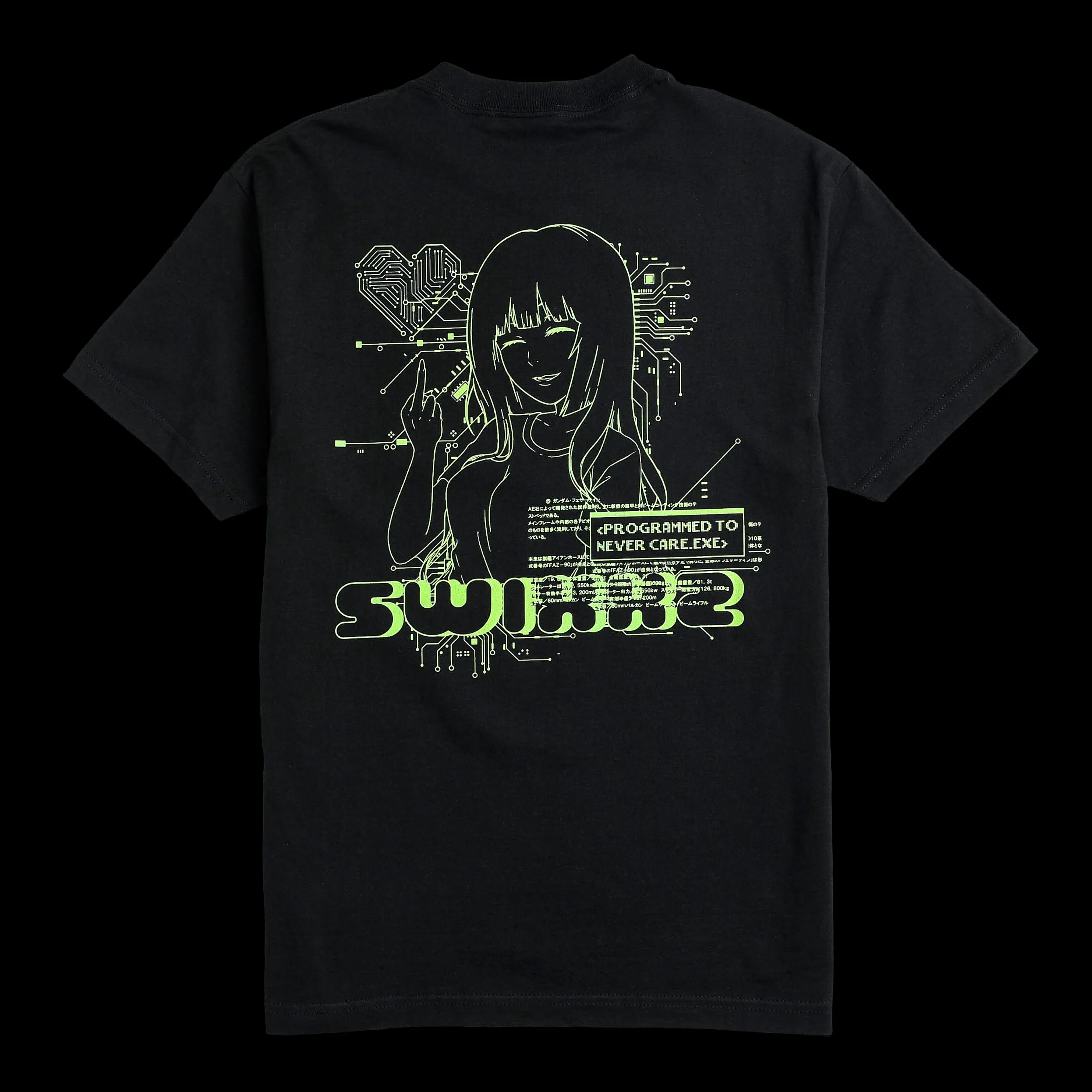 Never Care Short Sleeve Tee sold by SWIXXZ by Maggie Lindemann product image thumbnail 2